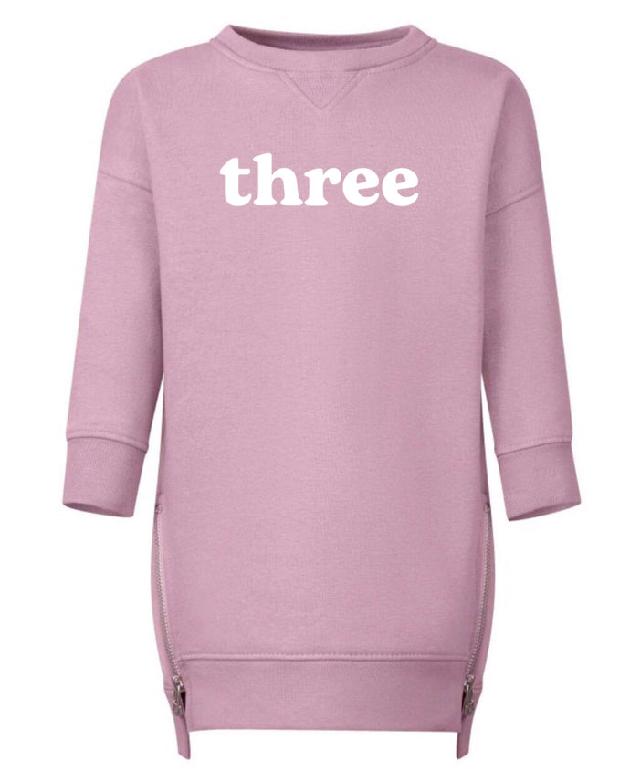 Birthday Number - Sweater Dress