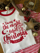 Load image into Gallery viewer, Candy Cane Style Pyjamas - Personalised
