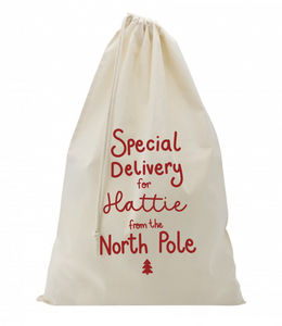 From The North Pole - Personalised Christmas Sack