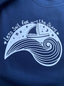 Navy Sail Tshirt 5-6yrs