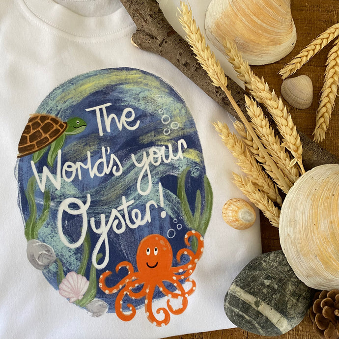 The World's Your Oyster - Adult Sweater