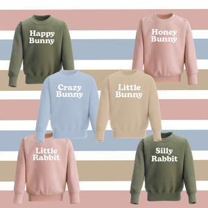 Bunny Slogan - Adult Sweater